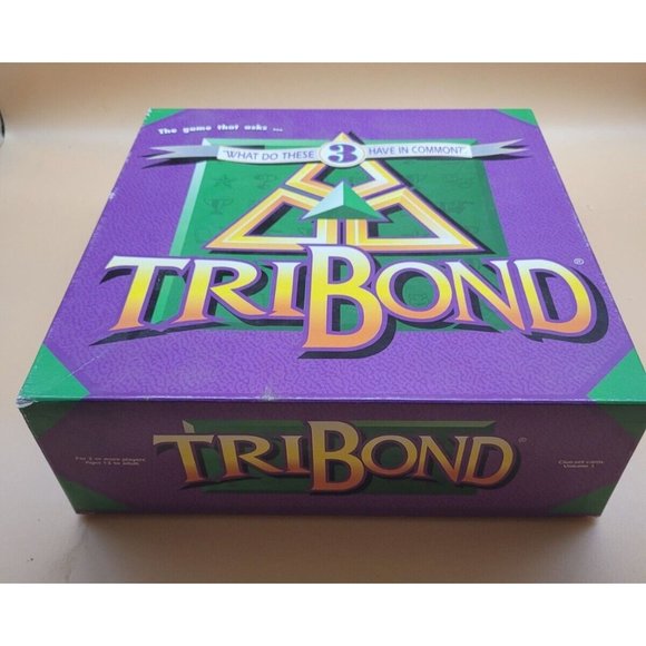 Games Tribond Board Game Trivia Riddle Question Answer 1992 10